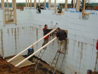 ICF insulated concrete form